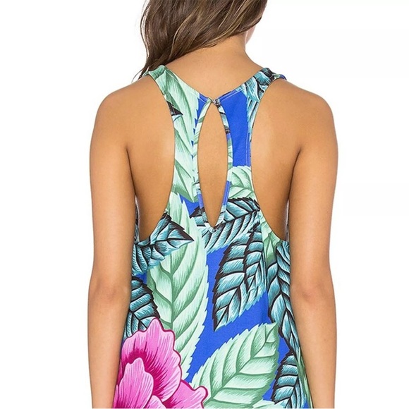 MARA HOFFMAN Dress Small Floral Keyhole S - Picture 3 of 10